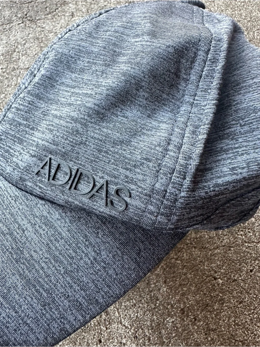 Adidas Climalite Heathered Gray Performance Baseball Hat